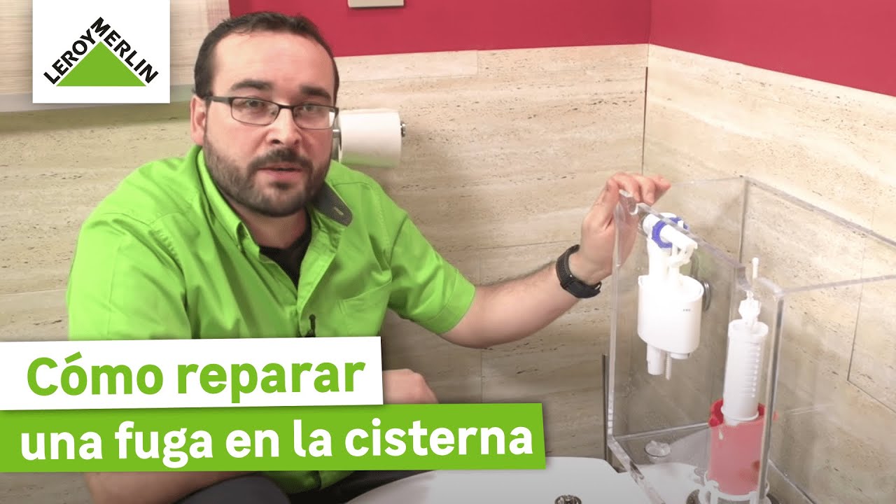 la cisterna pierde un poco de agua