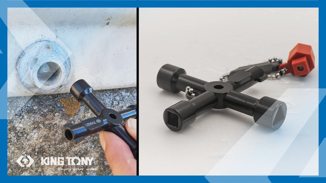 llave para abrir contador de agua