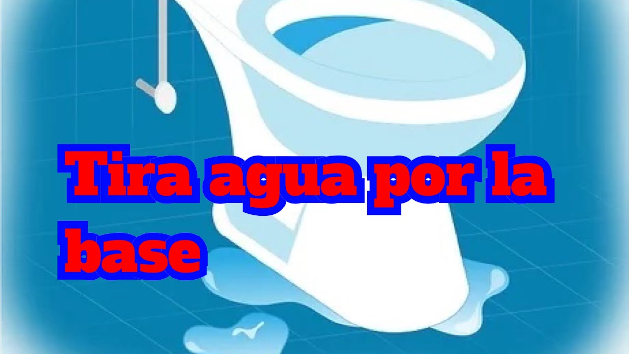 mi taza de baño tira agua por abajo