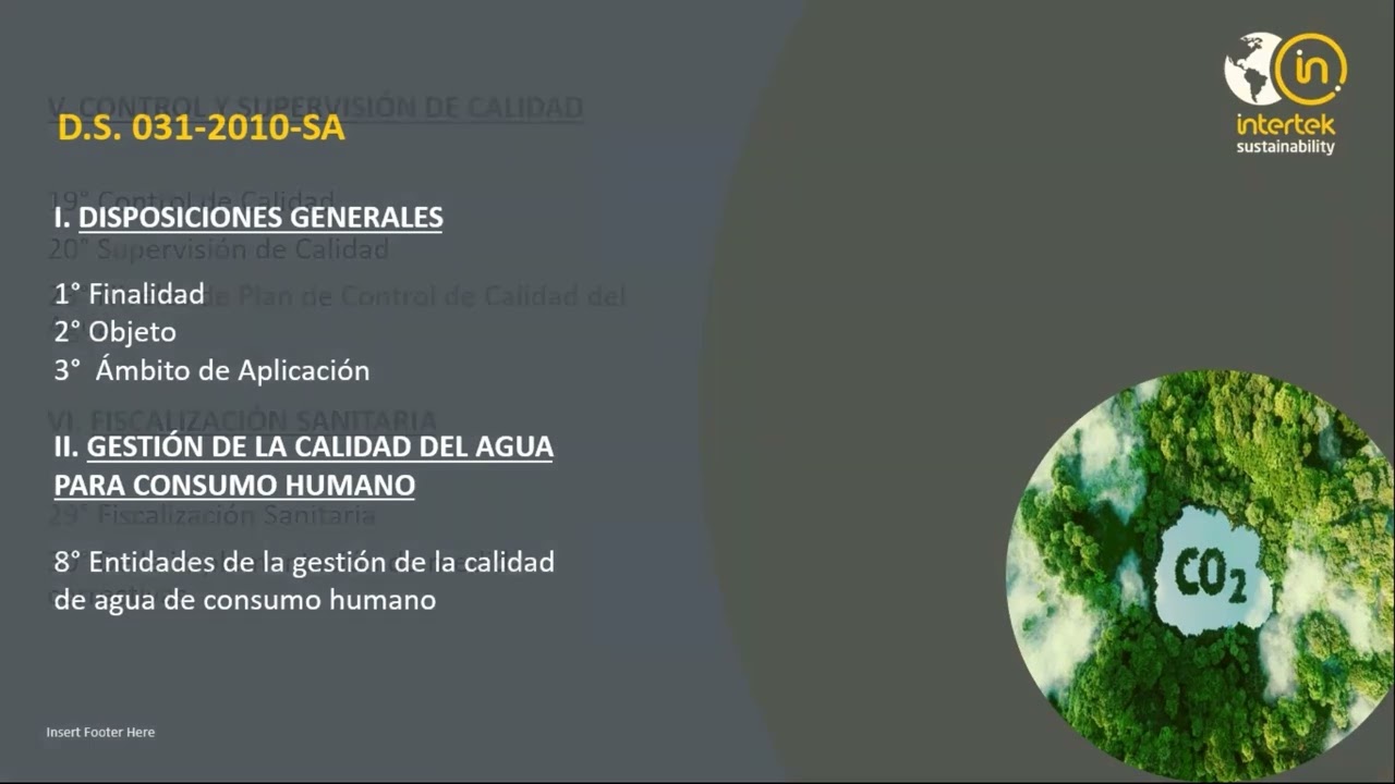 normas de la oms para agua potable
