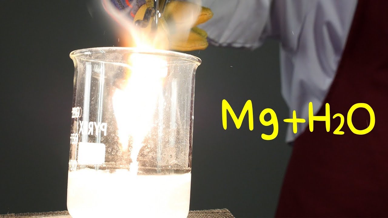 oxido de magnesio mas agua reaccion