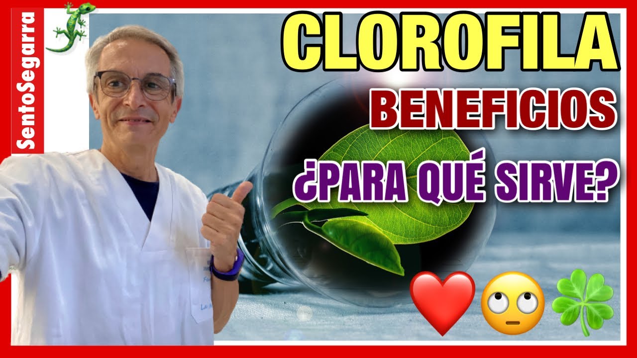 para que sirve el agua de clorofila