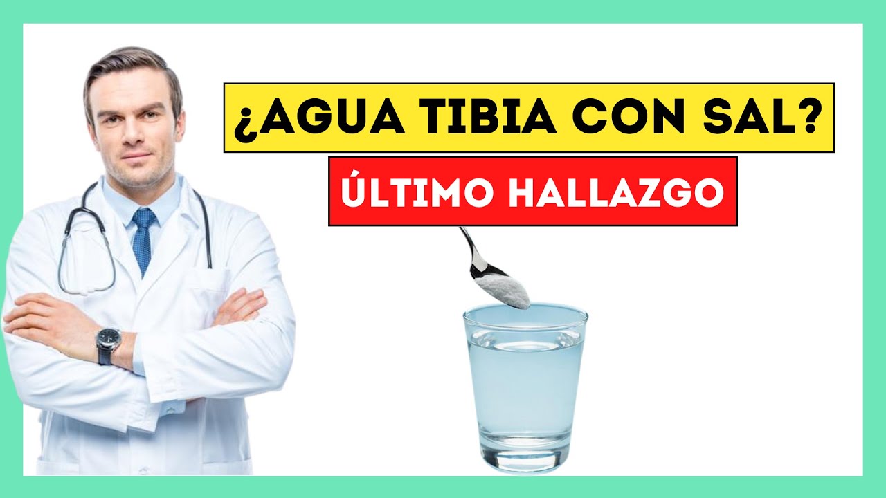 para que sirve el agua tibia con sal