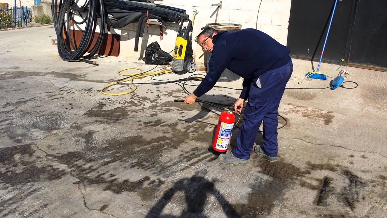 para que sirve un extintor de agua
