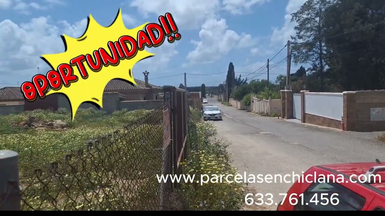 parcelas en chiclana con luz y agua