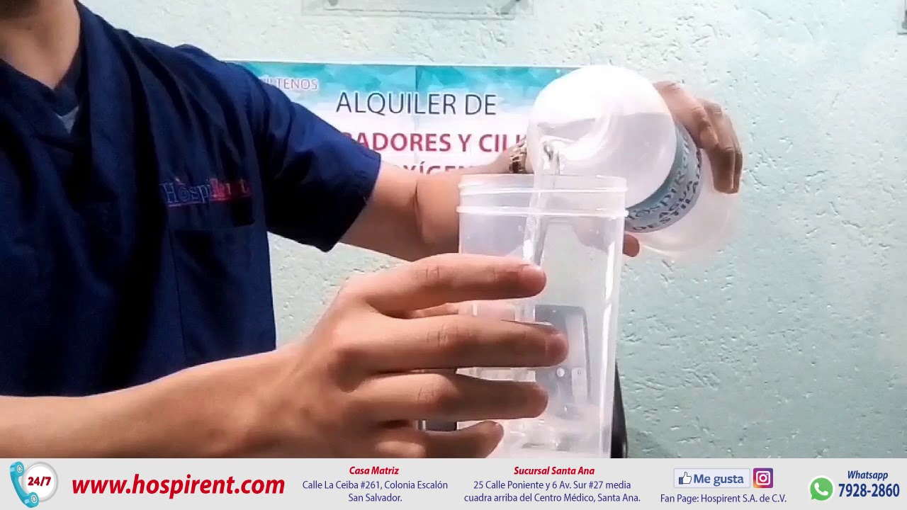 que agua se utiliza para el oxigeno