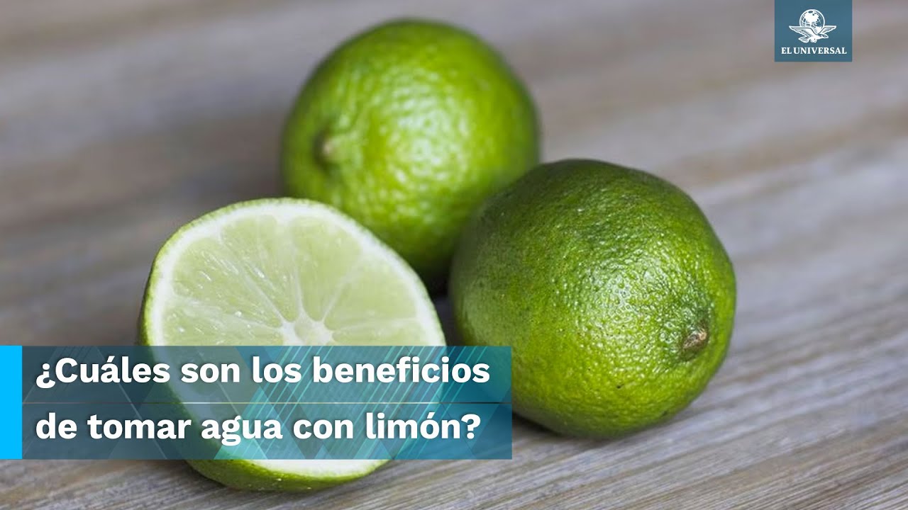que produce tomar agua con limon