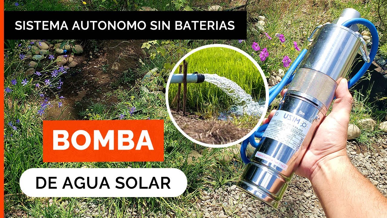 sacar agua de pozo con energia solar