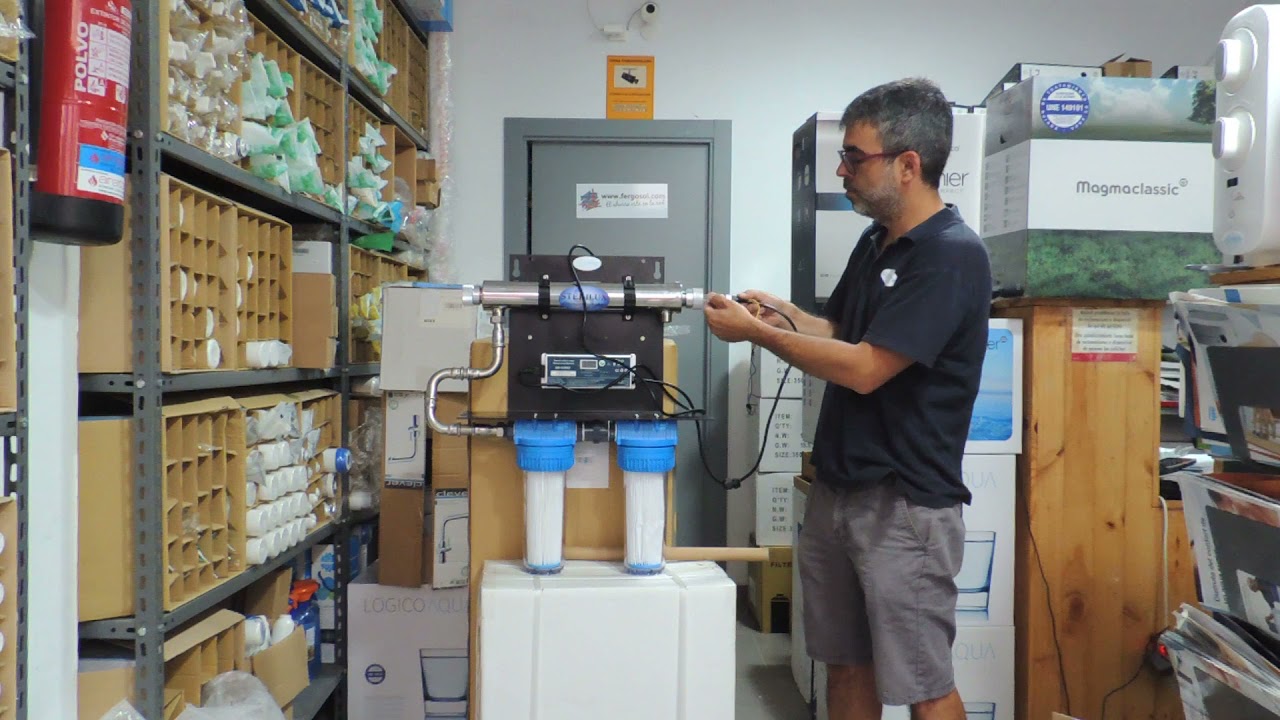 sistema de desinfeccion del agua