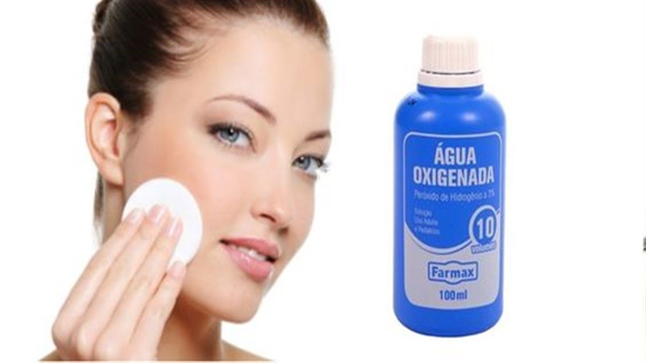 beneficios del agua oxigenada en la cara