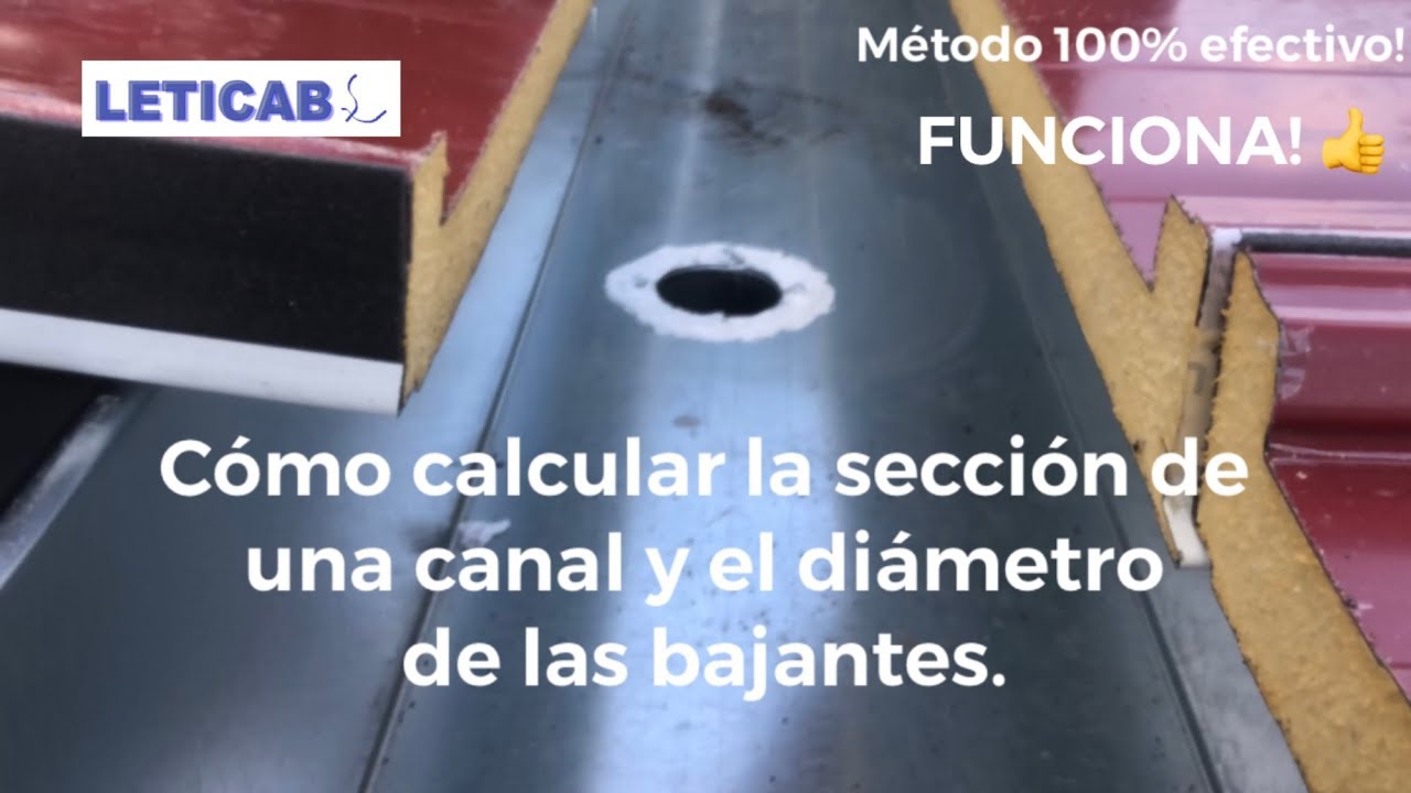 calculo de bajantes de aguas pluviales