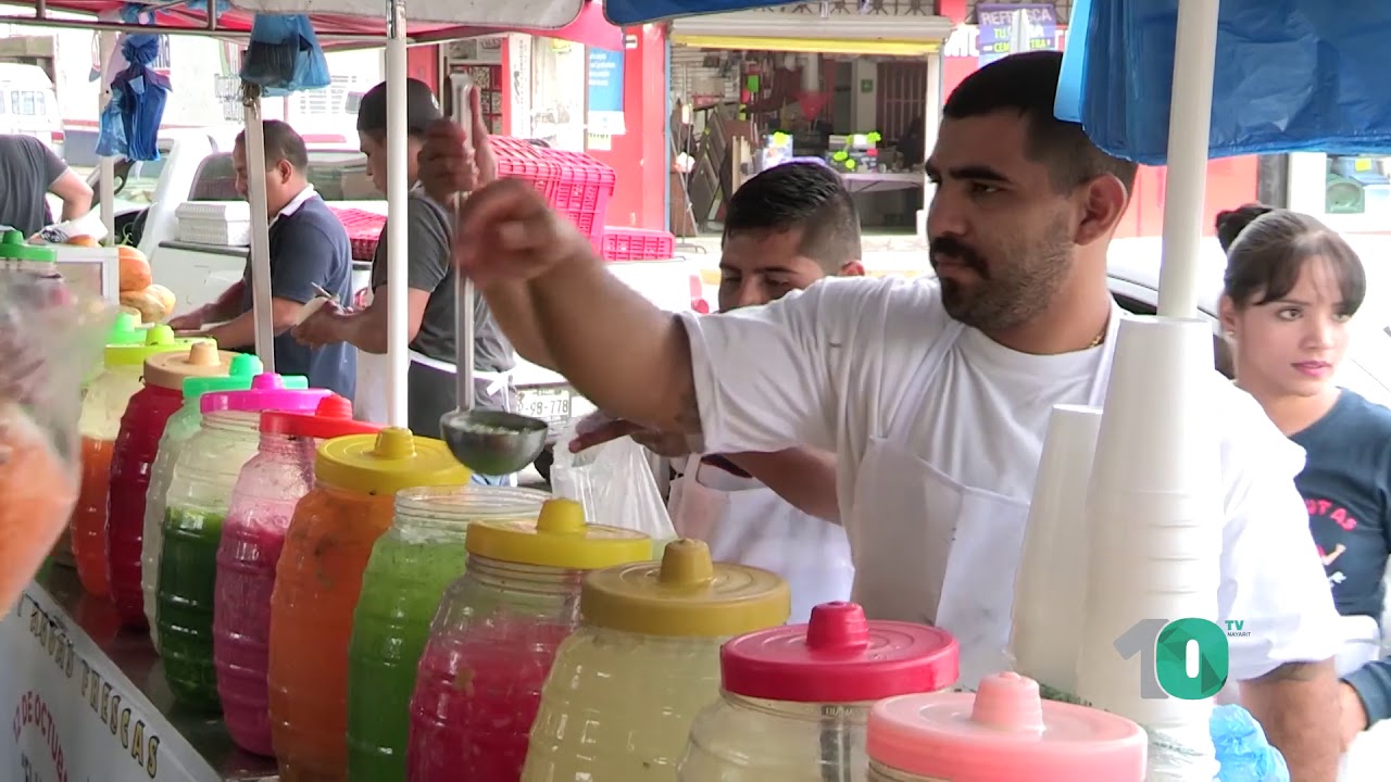 como decorar un puesto de aguas frescas