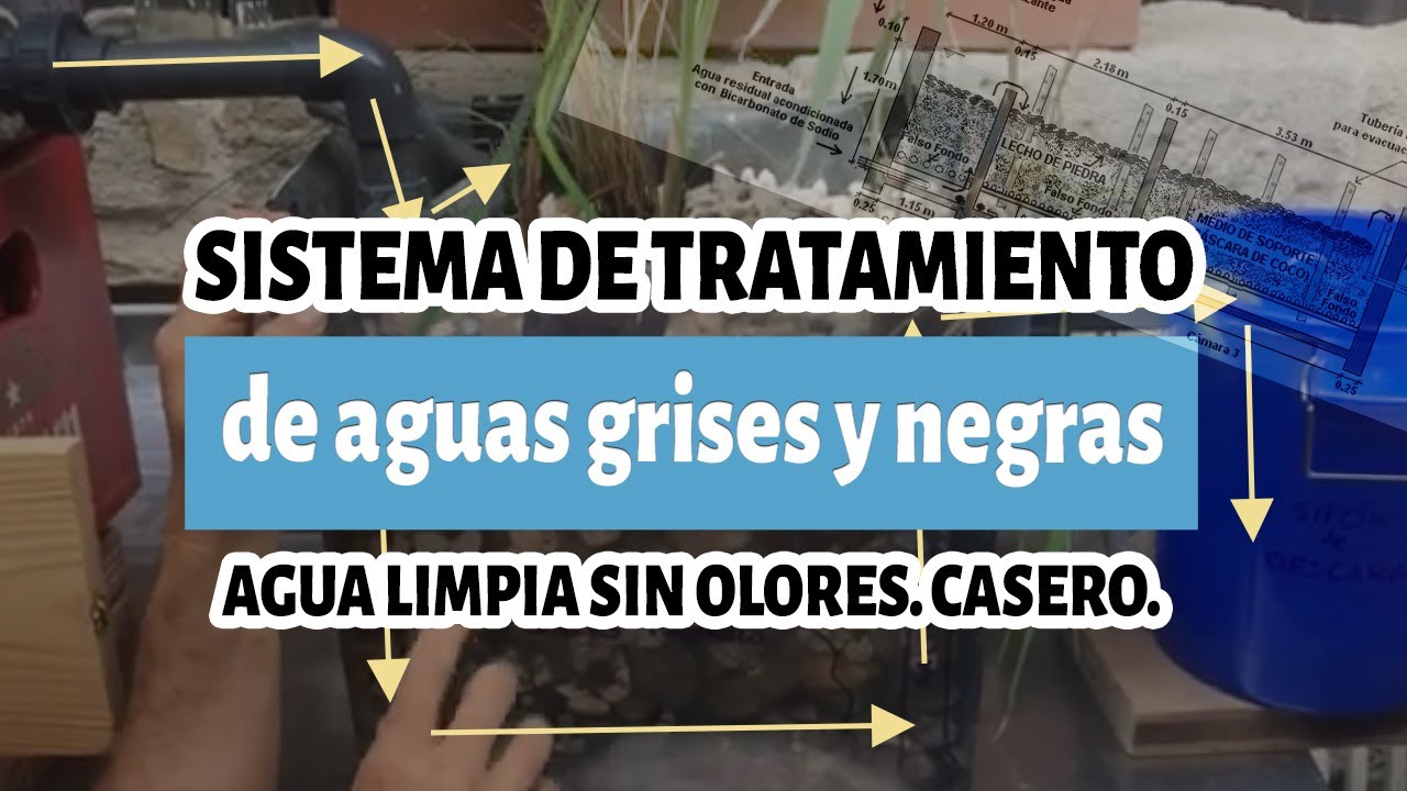 como purificar el agua residual en casa