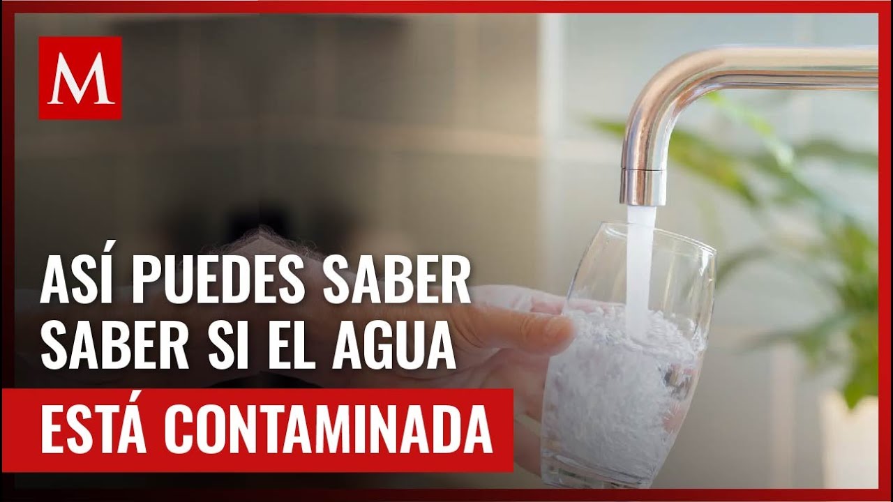 como saber si el agua esta contaminada