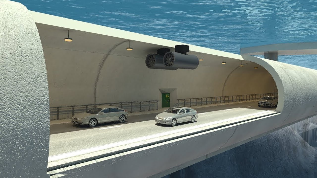 como se construye un tunel bajo el agua