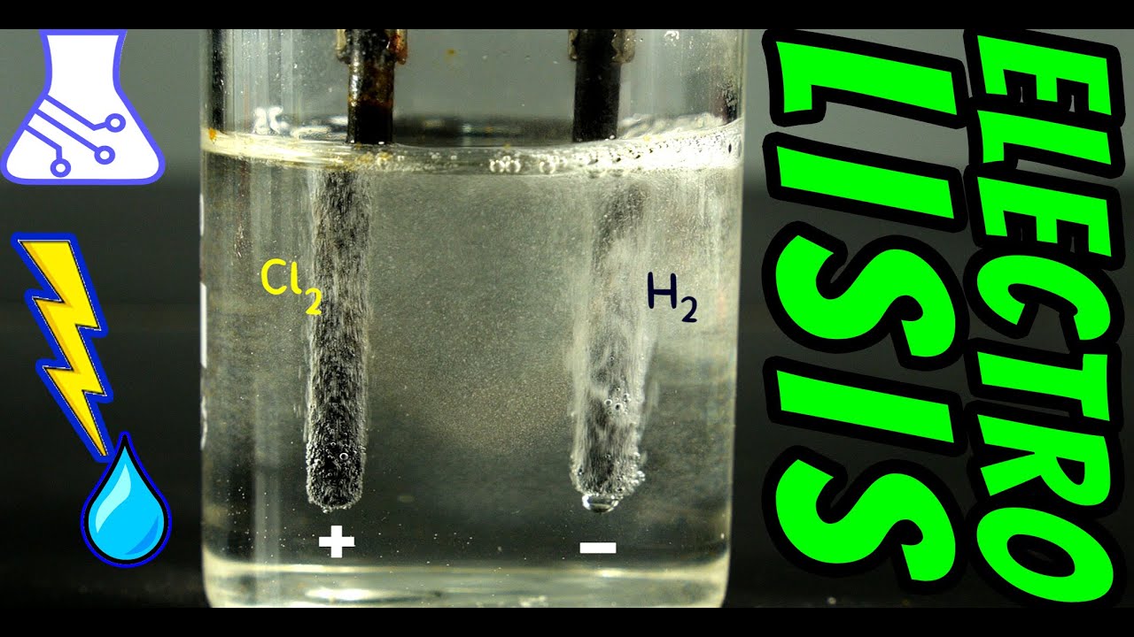 como se realiza la electrolisis del agua