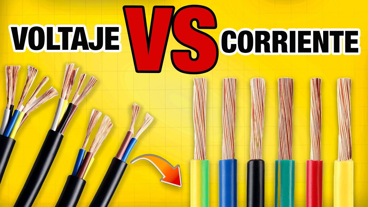 corriente eléctrica y corriente de agua