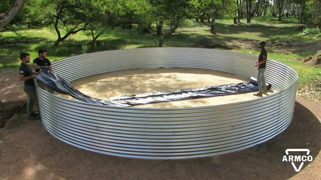 depositos de hierro para almacenar agua