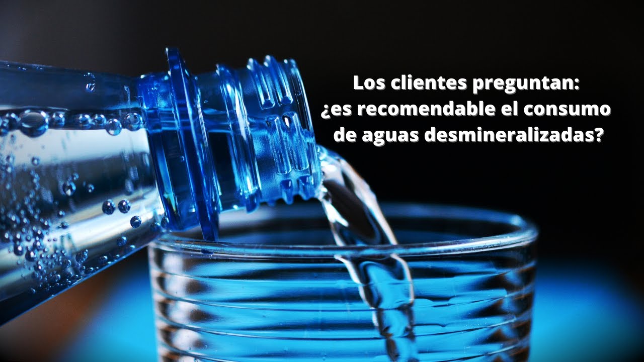 el agua desmineralizada se puede tomar
