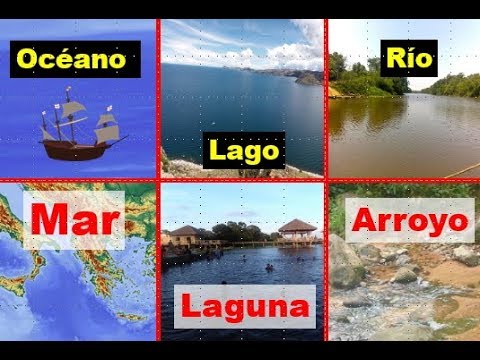 el agua es igual en océanos ríos y lagos