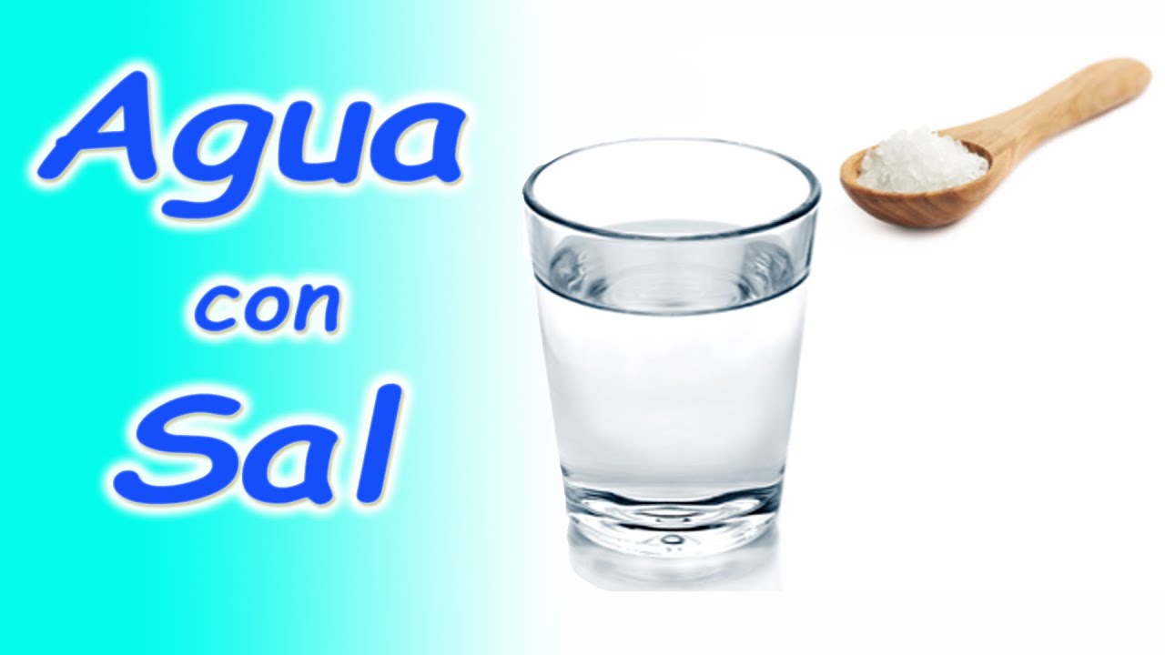gargaras de agua con sal para las encias