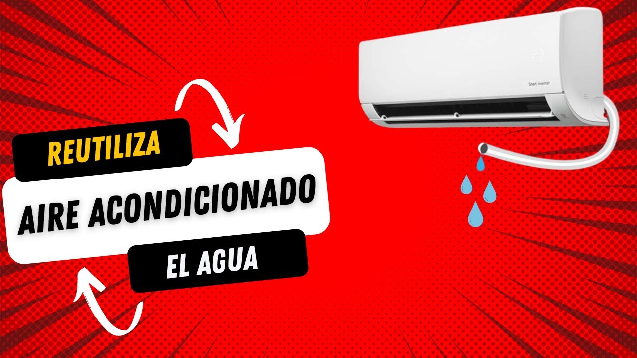 ideas recoger agua aire acondicionado