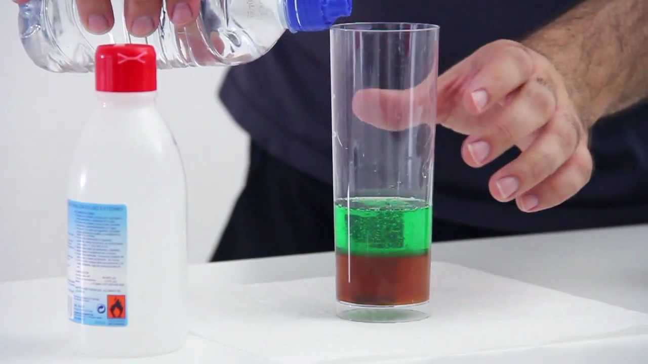 las mezclas liquidas siempre tienen agua