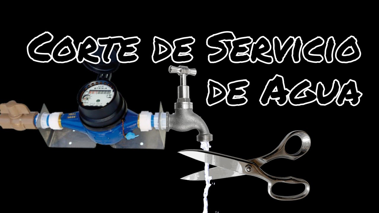 me han cortado el agua como la engancho