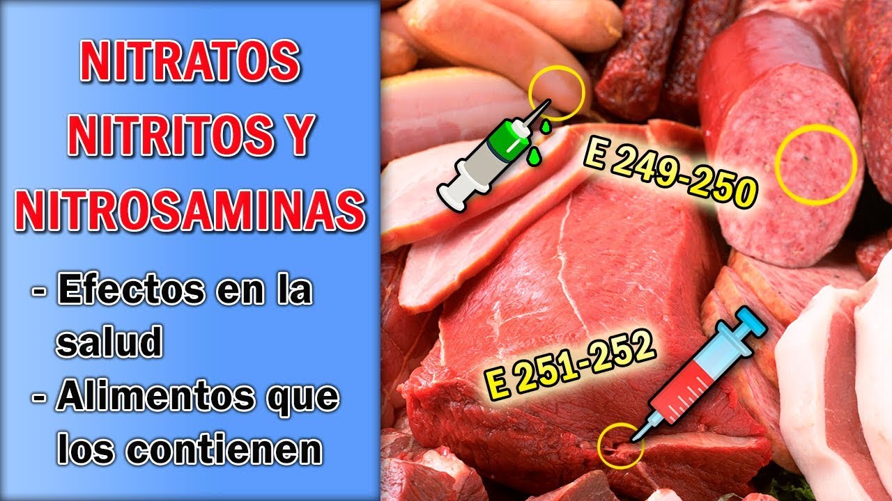 nitratos en el agua efectos en la salud