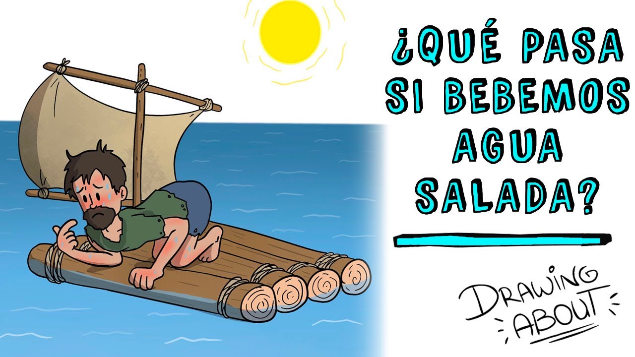 que pasa si tomas agua salada del mar