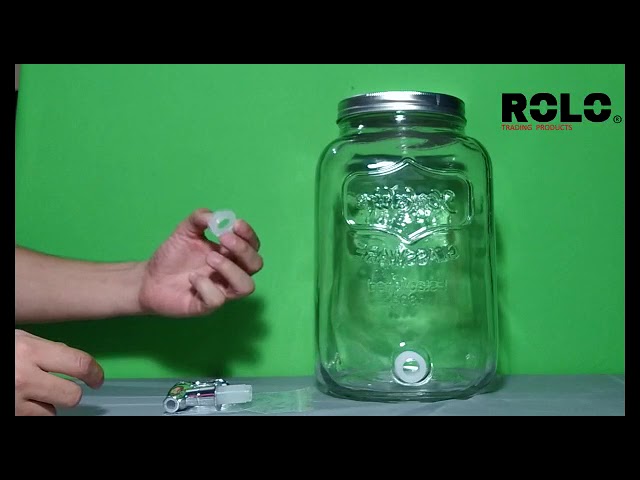 recipientes de vidrio para aguas frescas