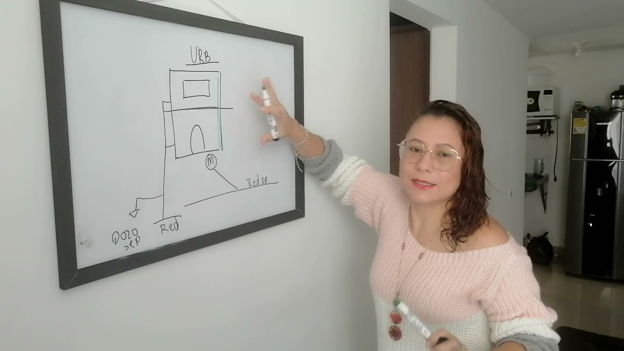 un contador de agua para dos viviendas